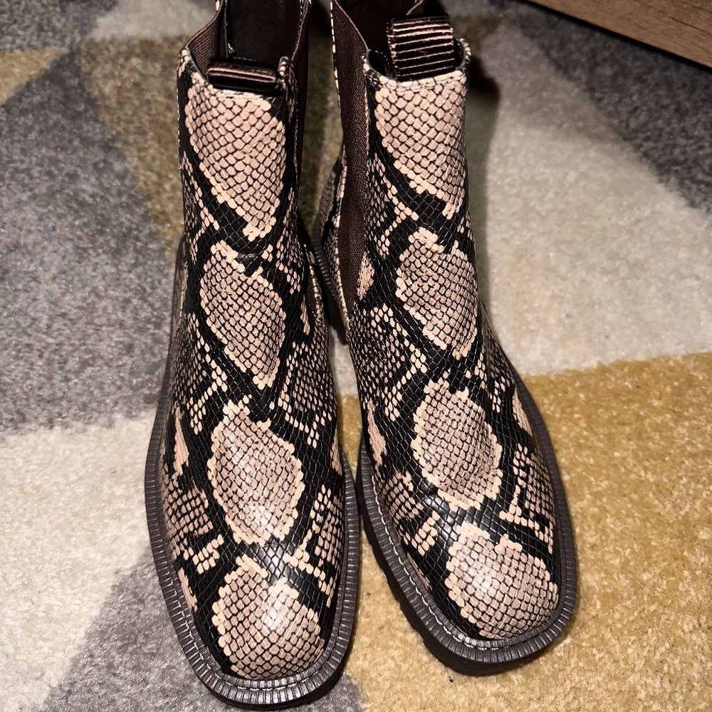 Sam Edelman snakeskin boot
